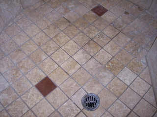 Arizona stone tile floor needs a restoration