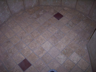 Newly restored Arizona stone floor looks brand new